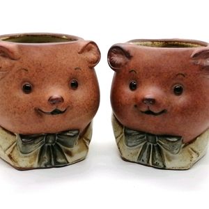 VTG. 3D Bear Mug Gift Craft Japan